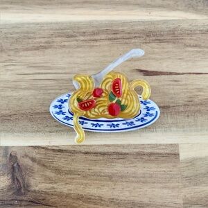 Erstwilder Buon Appetito Brooch spaghetti pin NWOT